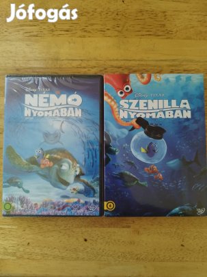 Disney - Pixar - Némó nyomában + Szenilla nyomában dvd Új 