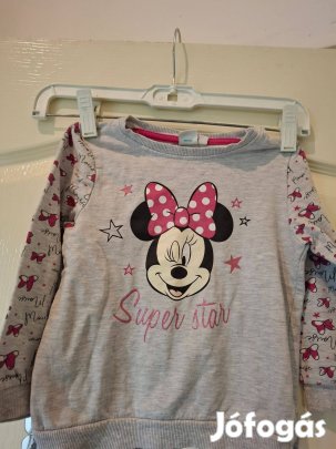 Disney gyerek lányka pulóver/Mickey 98as