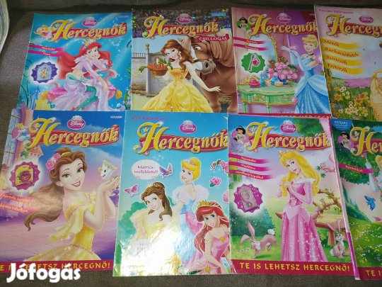 Disney hercegnők , Disney Verdák  és egyéb magazinok  eladó 