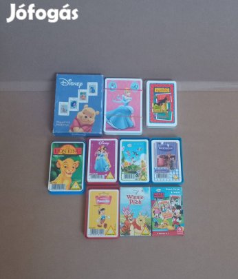 Disney hercegnők mese kártya Fekete Péter Pocahontas Pinokkió 