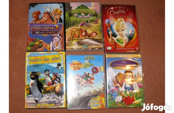 Disney mese DVD2 darabja 1200 Ft