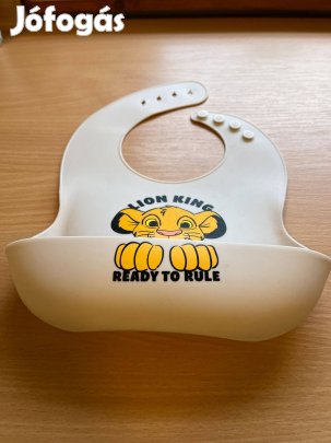 Disney oroszlán királyos előke, szilikon, újszerű
