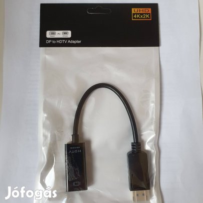 Displayport - HDMI 4K átalakító adapter