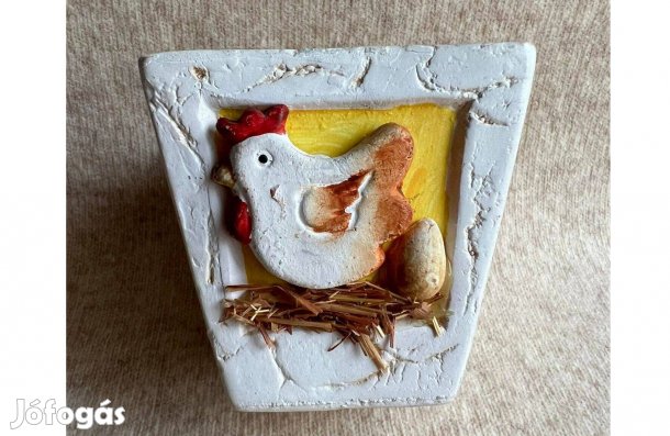 Dísz - Tyúkkal díszített mécses