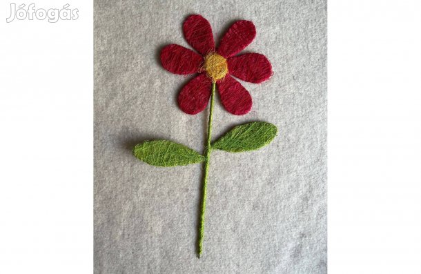 Dísz szizál drótvirág