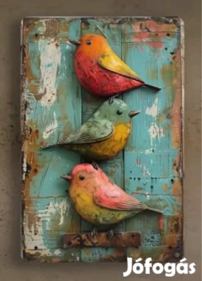 Dísz tábla madaras 2 D 