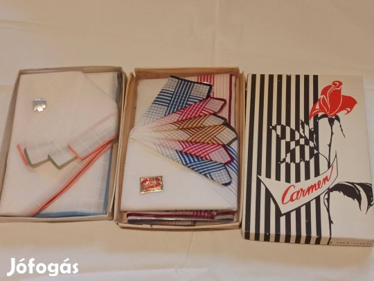 Dísz zsebkendő készlet
