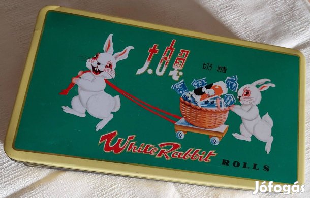 Díszdoboz nyuszis fém