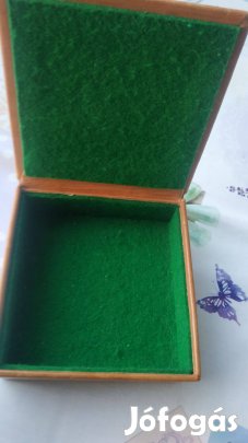 Díszdoboz világosbarna Bőrrel bevont