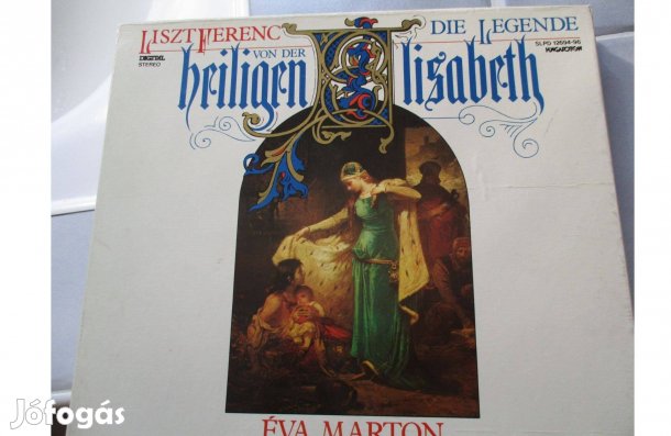 Díszdobozos Liszt Ferenc bakelit hanglemez album eladó