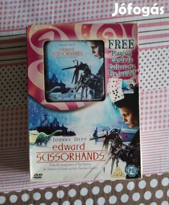 Díszdobozos Ollókezű Edward DVD kártyával eladó