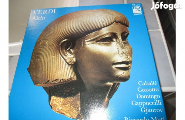 Díszdobozos Verdi Aida bakelit hanglemez album eladó