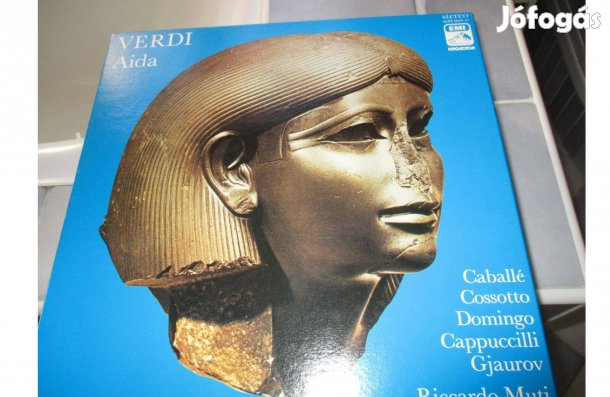 Díszdobozos Verdi Aida bakelit hanglemez album eladó