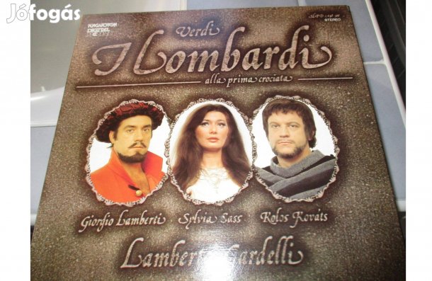 Díszdobozos Verdi I Lombardi bakelit hanglemez album eladó