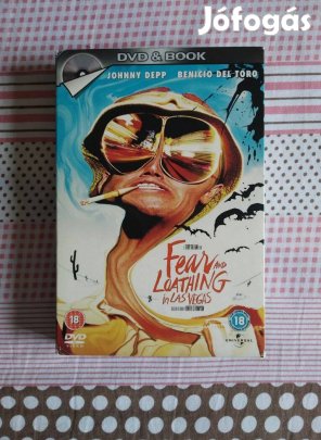 Díszdobozos angol Félelem és reszketés Las Vegasban könyv + DVD