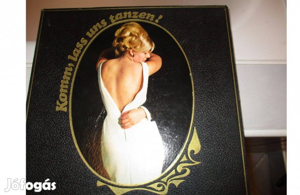 Díszdobozos tánczenei bakelit hanglemez album eladó (4 LP)