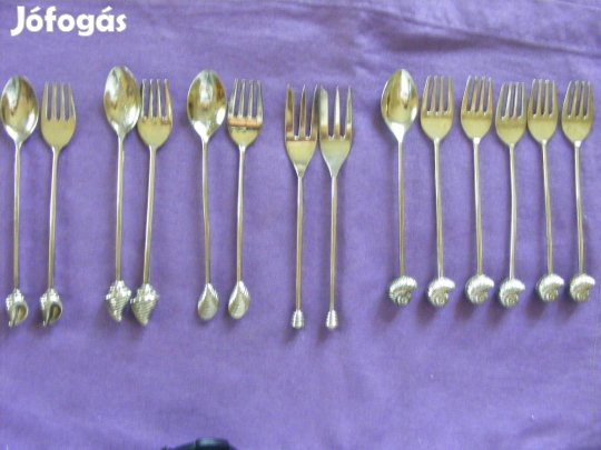 Díszes kis kanalak , villák