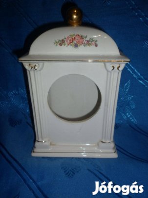 Díszes porcelán kandalló óra tok