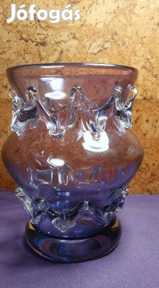 Díszes üvegváza