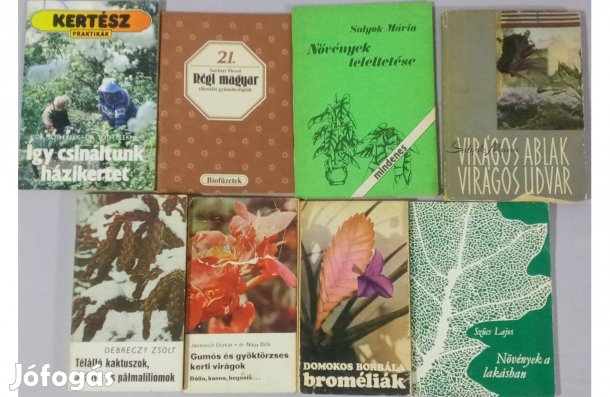Díszkert, szobanövény könyvek