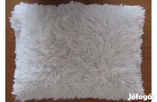 Díszpárna huzat fehér és barna , 50 x 48 cm , 4 db