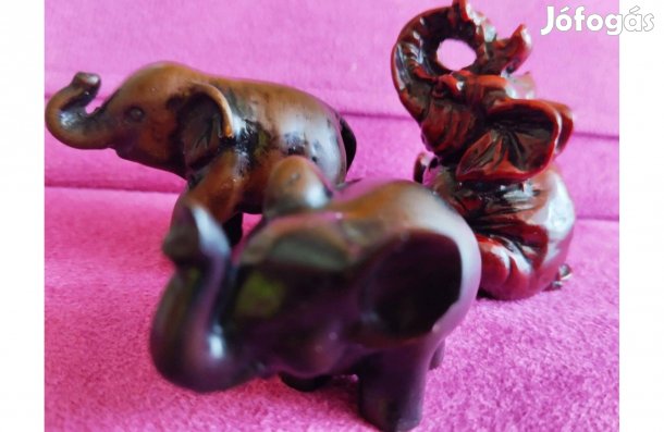 Dísztárgy elefántok 3 db egyben eladó!