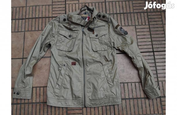 Divat kabát hímzett profi Khujo kabát XL