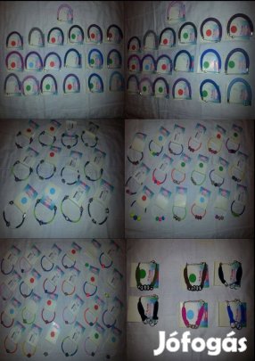 Divatláncok, karkötők, fülbevalók, sálak