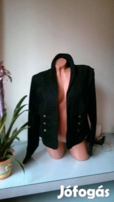 Divatos Fekete Rövid Zakó, Álló Nyakkal Méret 44-46 Kód: ZK 452