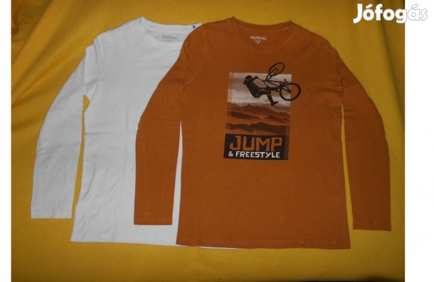 Divatos, márkás fiú pólók. Újszerű, hosszú ujj. 12-14 év, 158-164