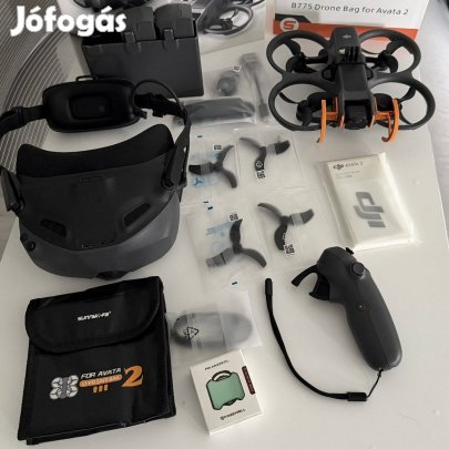 Dji Avata 2 Fly More 3 akkus + kiegészítők + Care + garancia