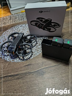 Dji Avata 2 Új+ Hub +2 akkumulátor.