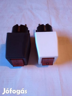 Dkf kapcsolós dugvilla . 2 db. Új.