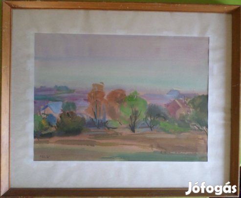 Dobos Lajos: Balaton-felvidéki táj