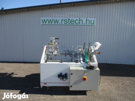 Doboz hajtógató dobozoló címkéző gép (2584)