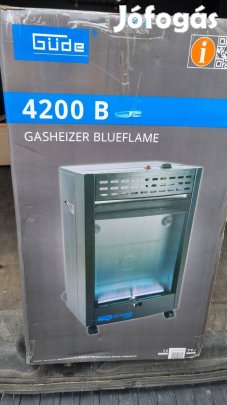 Dobozában, 4,2kW hőteljesítményű hordozható kályha, gázos fűtőtest