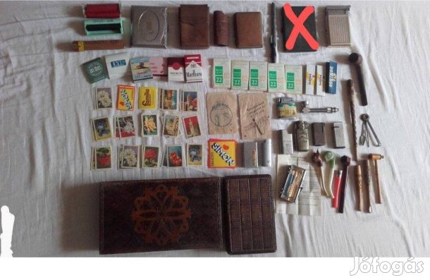 Dobozkák, címkék gyűjtemény