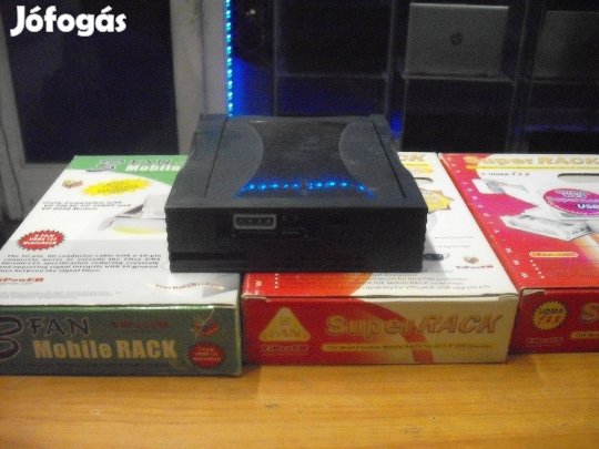 Dobozos ventillátoros IDE Super Rack UDMA 133 dobozában. Akcióó!