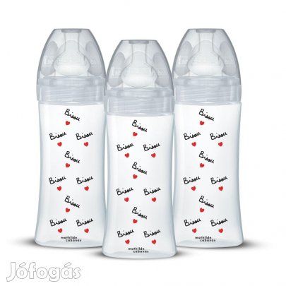 Dodie Mathilde Cabanas 3x270ml-es cumiüveg szett, OUTLET termék