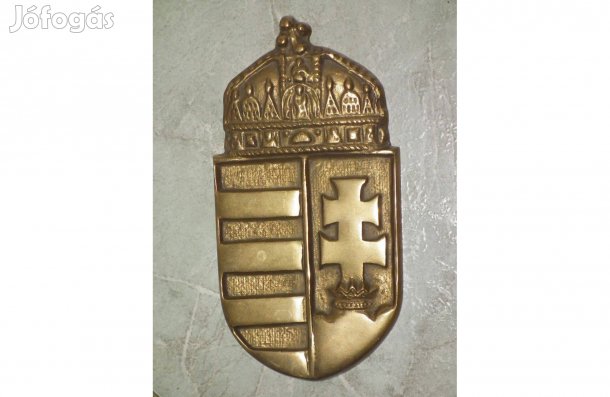 Dögnehéz sárgaréz Magyarország címere magyar címer nr.21