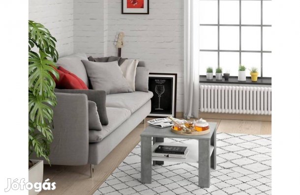 Dohányzóasztal beton / fehér,Vicco "Homer",Új