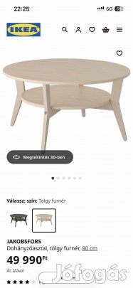 Dohányzóasztal eladó