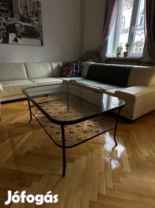 Dohányzóasztal üveg Ikea