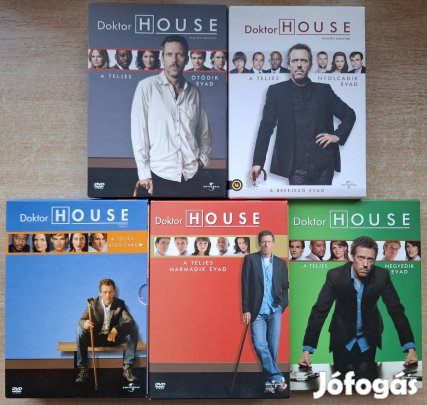 Doktor House 1,3-5,8. Évad (2004-2011) DVD
