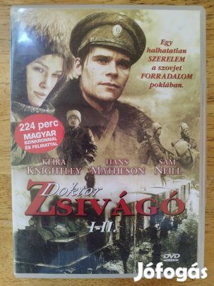Doktor Zsivágó 1-2 dvd /2002/ Keira Knightley 