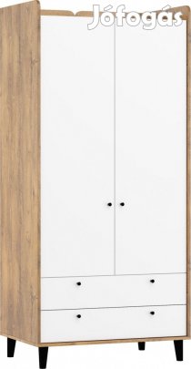 Dol-097 magasfényű fehér gardróbszekrény