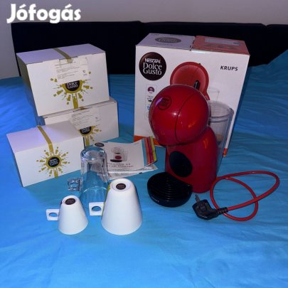 Dolce Gusto Piccolo XS Kávégép, Komplett Pohár és csésze szettel