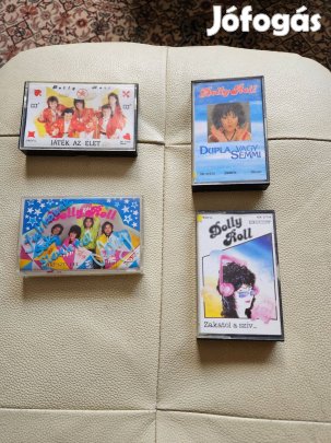 Dolly Roll dedikált kazetta 4 db kazetta kazi MC Eredeti Dolly aláírás