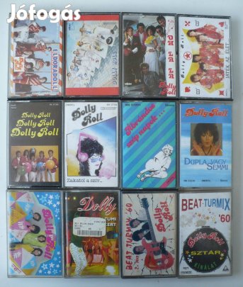 Dolly Roll kazetta-kollekció (megkímélt állapot, összesen 13 db)