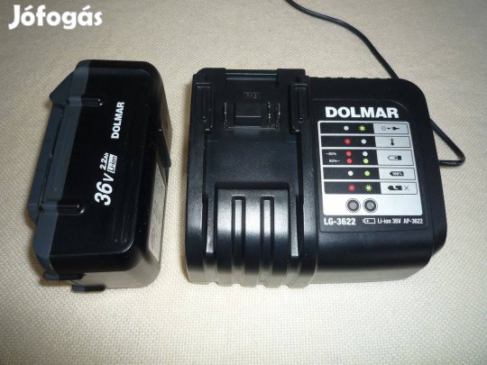 Dolmar (Makita) AP3622 Li akku és LG3622 töltö